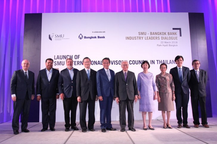 Launch of SMU International Advisory Council in Thailand & SMU-Bangkok Bank Industry Leaders Dialogue